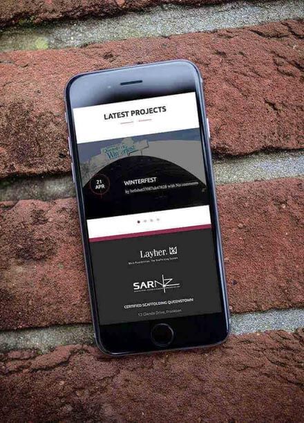 Certified Scaffolding Mobile First Webite Design