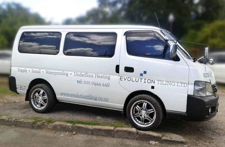 Evolution Tiling Vehicle Wrap