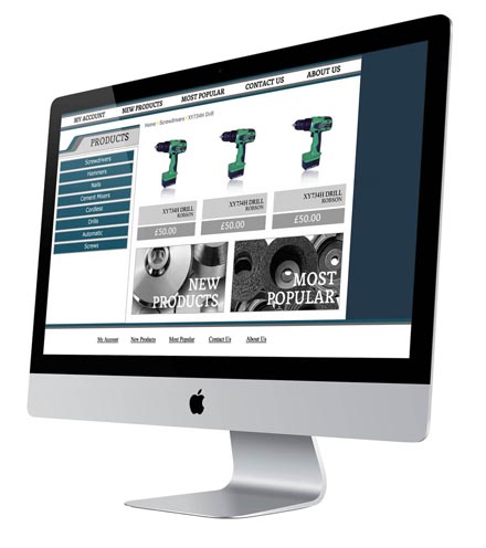 Jeeves Tools Website Design Product Page